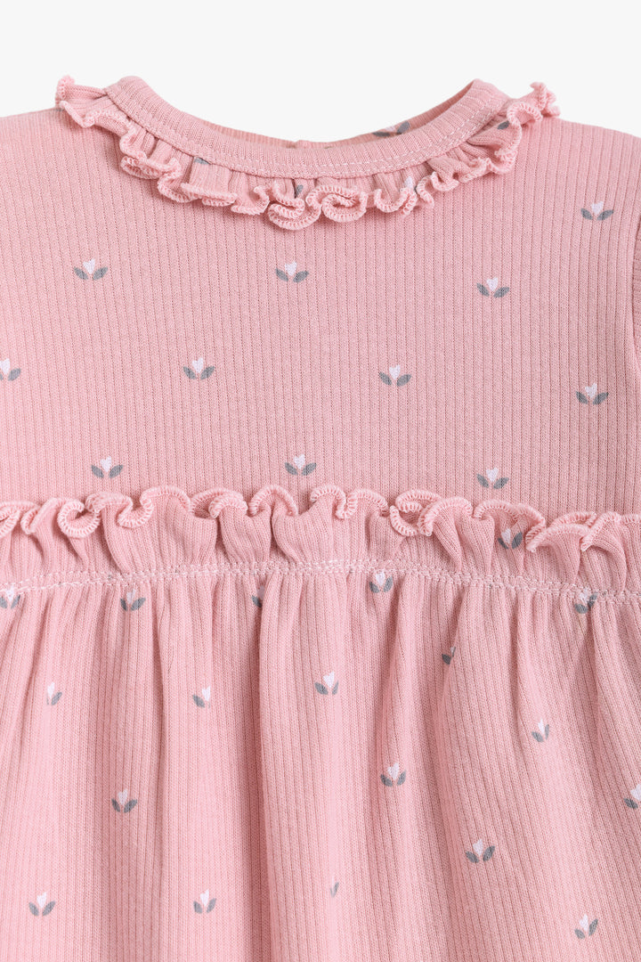 Baby Girls Rose Romper