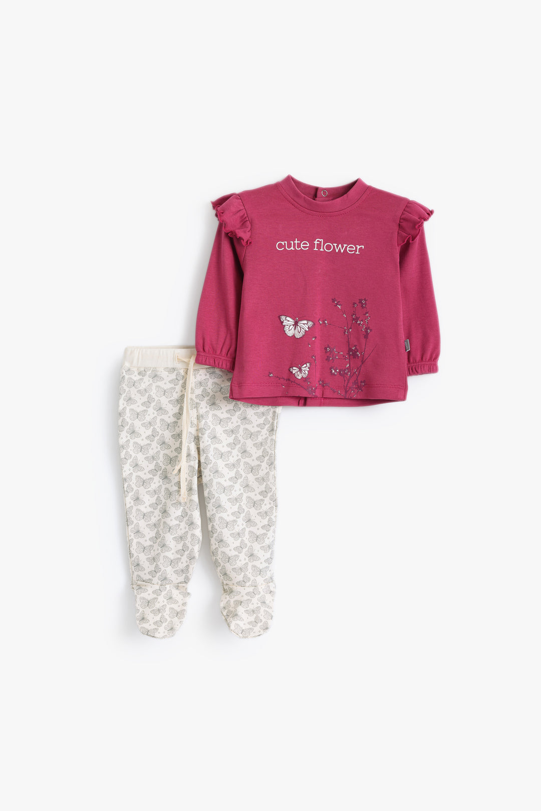 Baby Girls Butterfly Pyjama Set