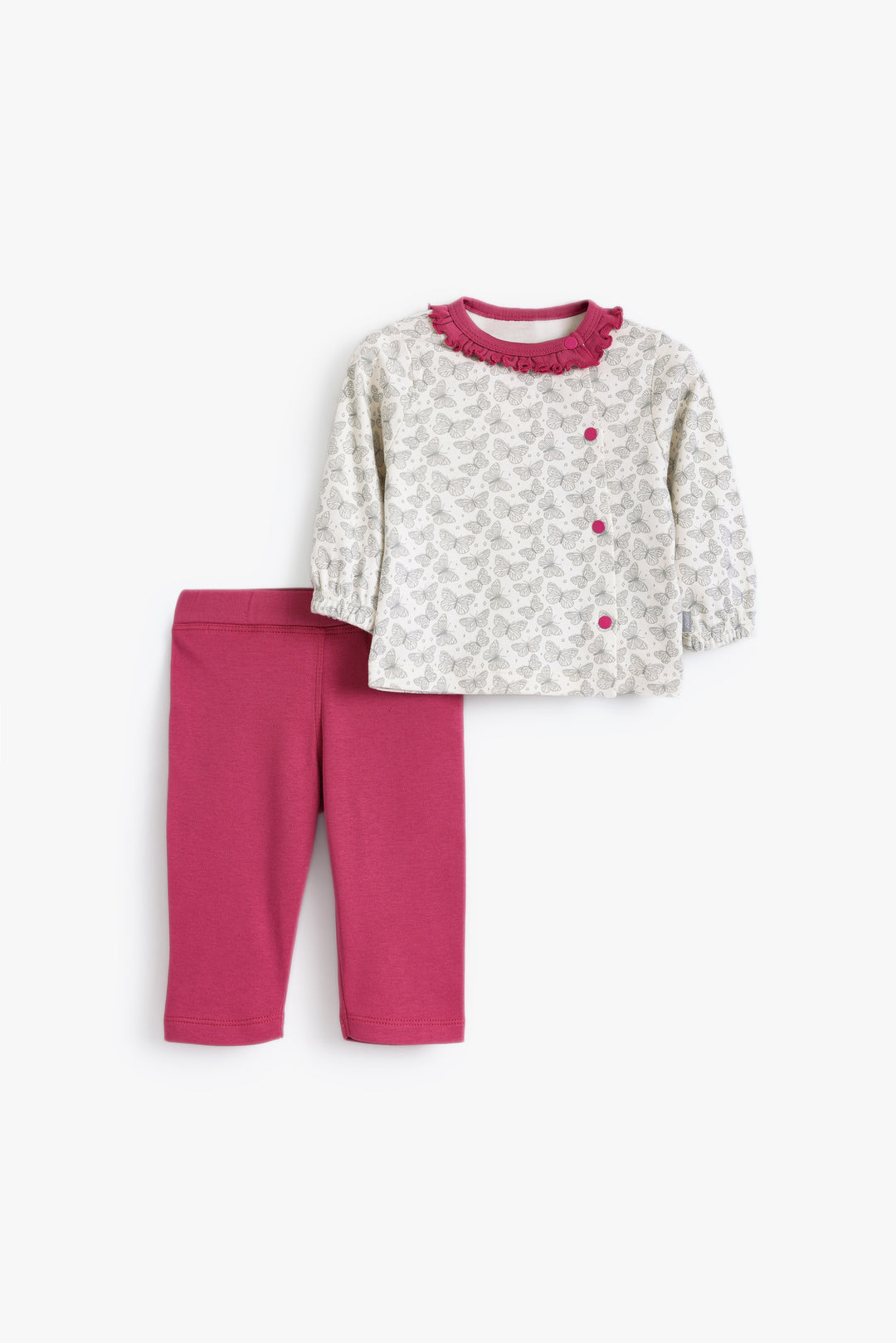 Baby Girls Butterfly Pyjama Set