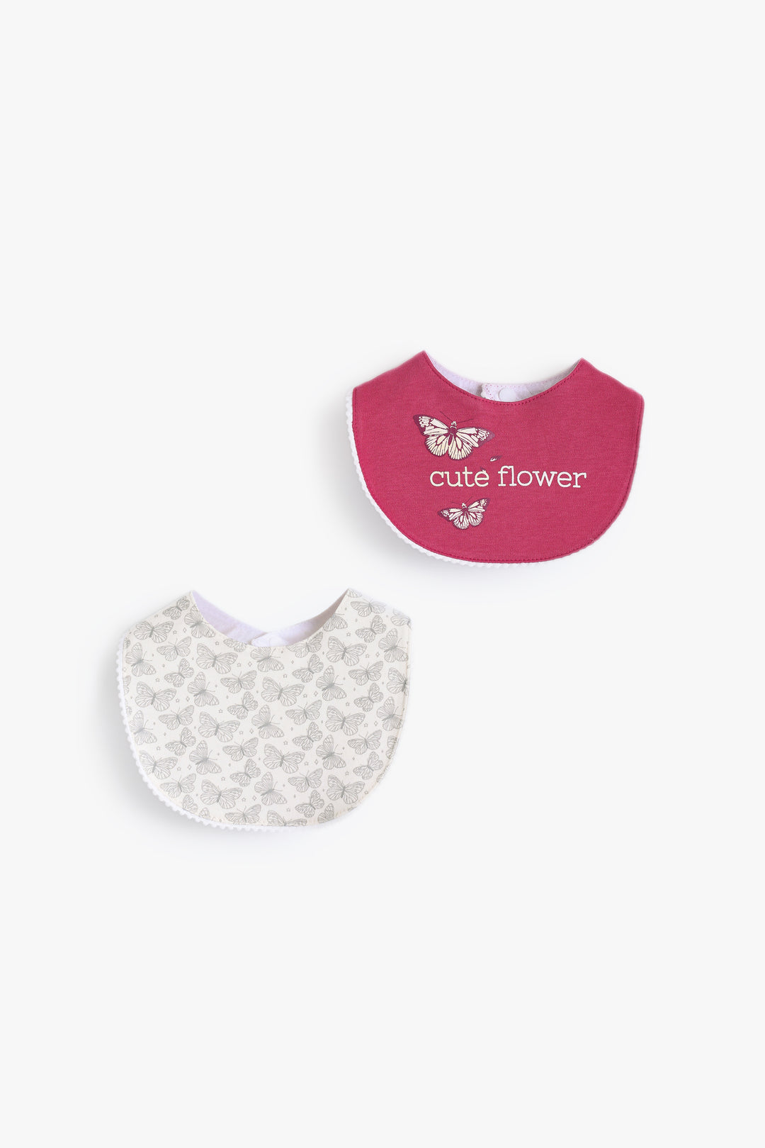 Baby Girls Butterfly Bib
