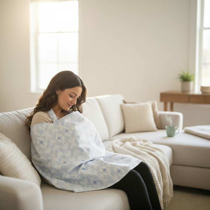 Nursing cover with support