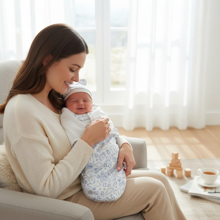 Baby Bath small Towels Birds pack of 3