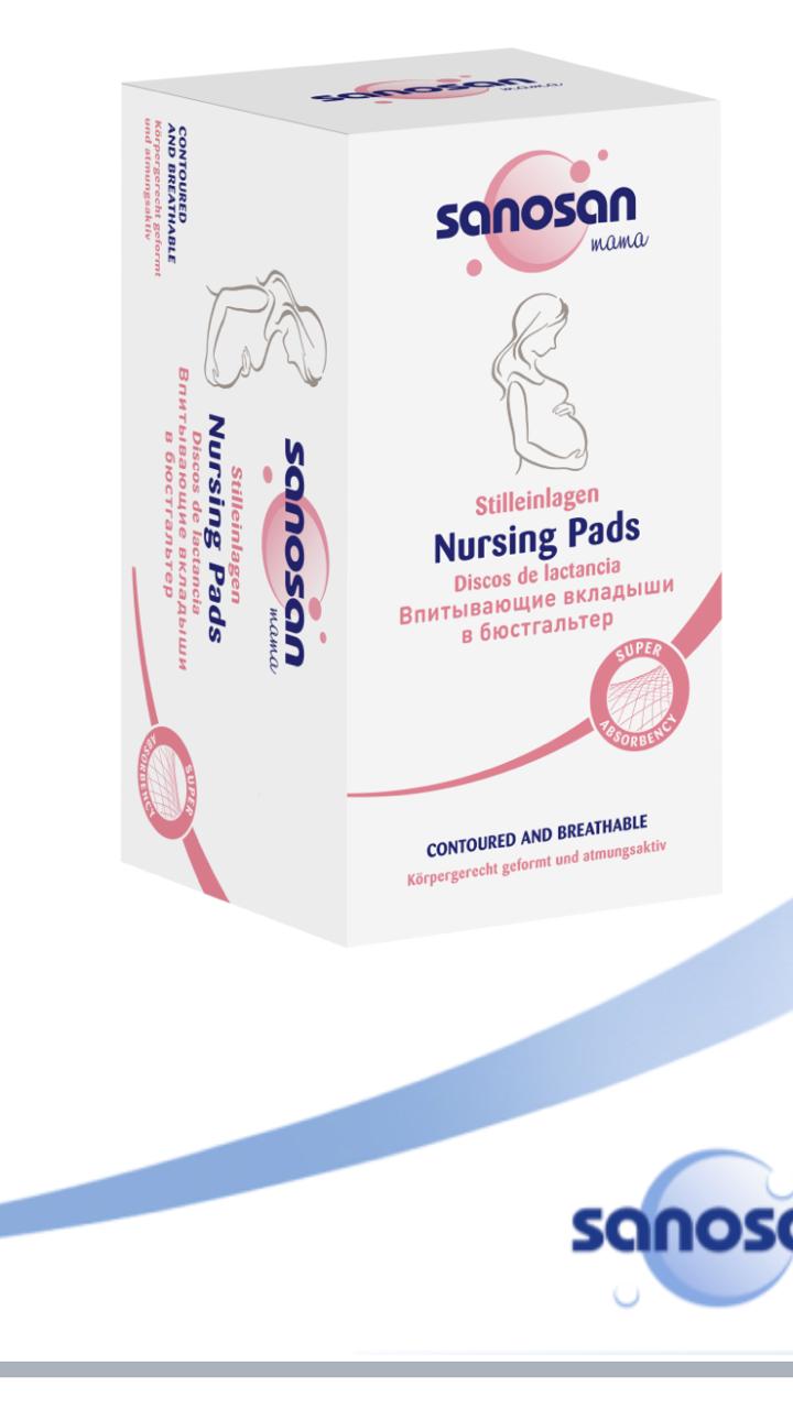 Sanosan Nursing Pads 30 Pieces