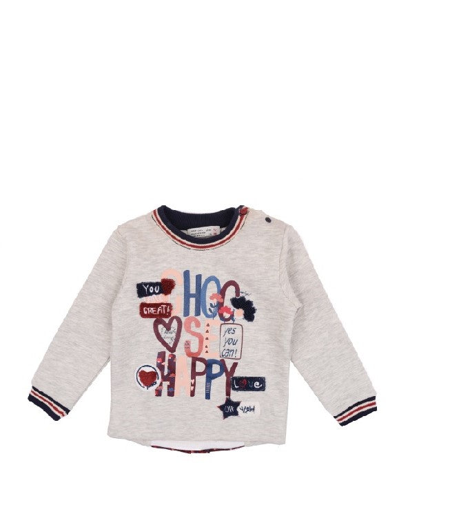 Printed Long Sleeve Blouse