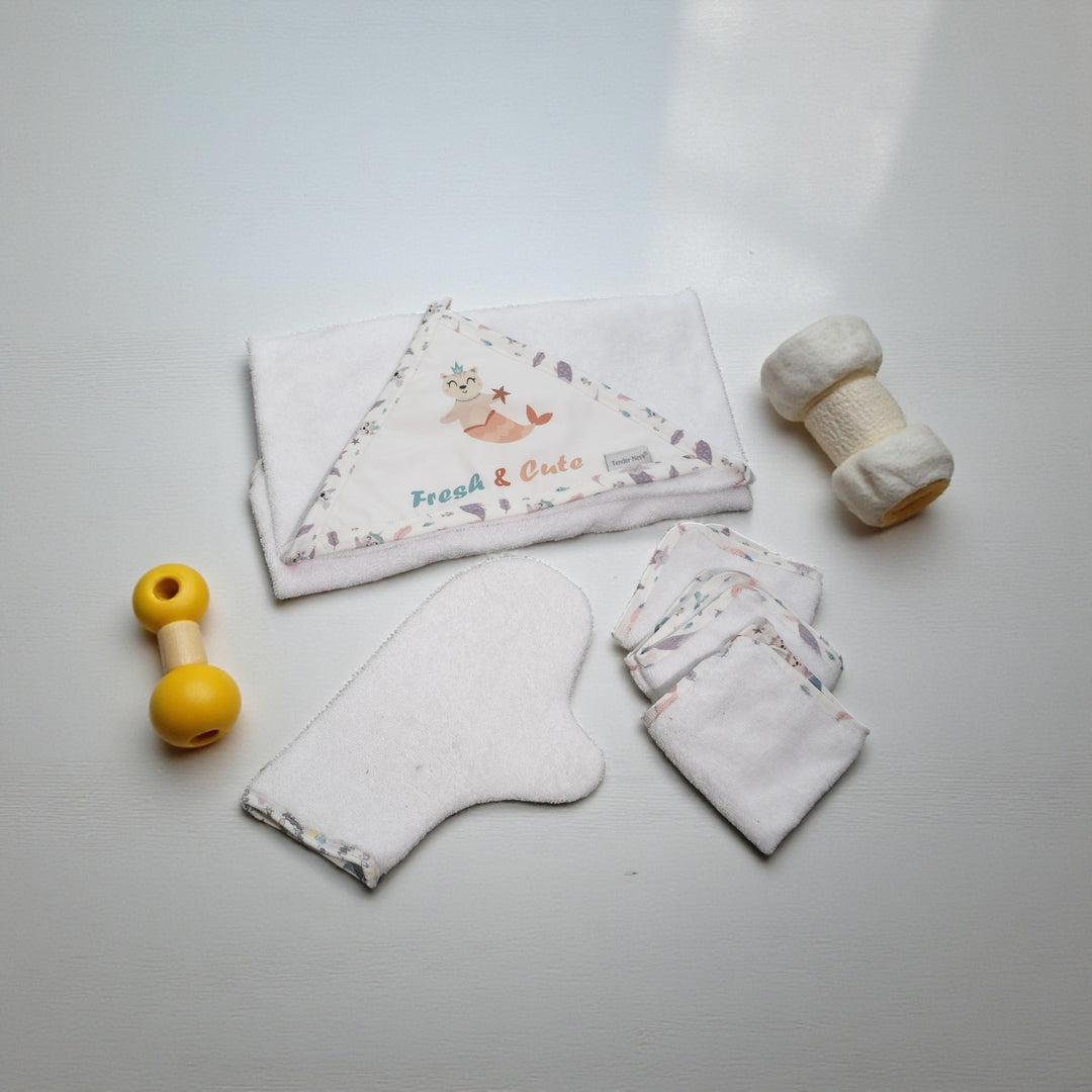 Baby Bib Cute Hero Doggy