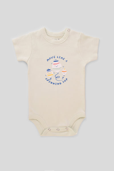 Baby Short Sleeve Bodysuit P/3