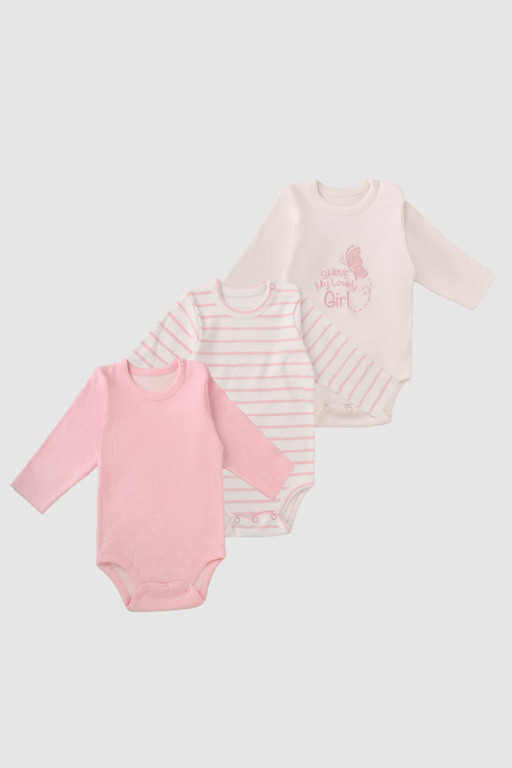 Baby Bodysuit Pack Of 3 6213-68