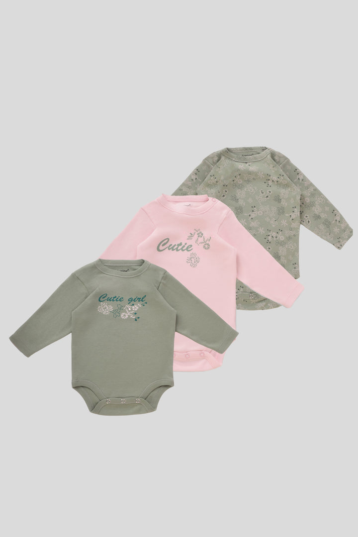 Baby  Bodysuit Pack Of 3 6213-74