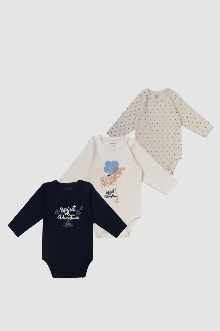 Baby Bodysuit Pack Of 3 6213-76