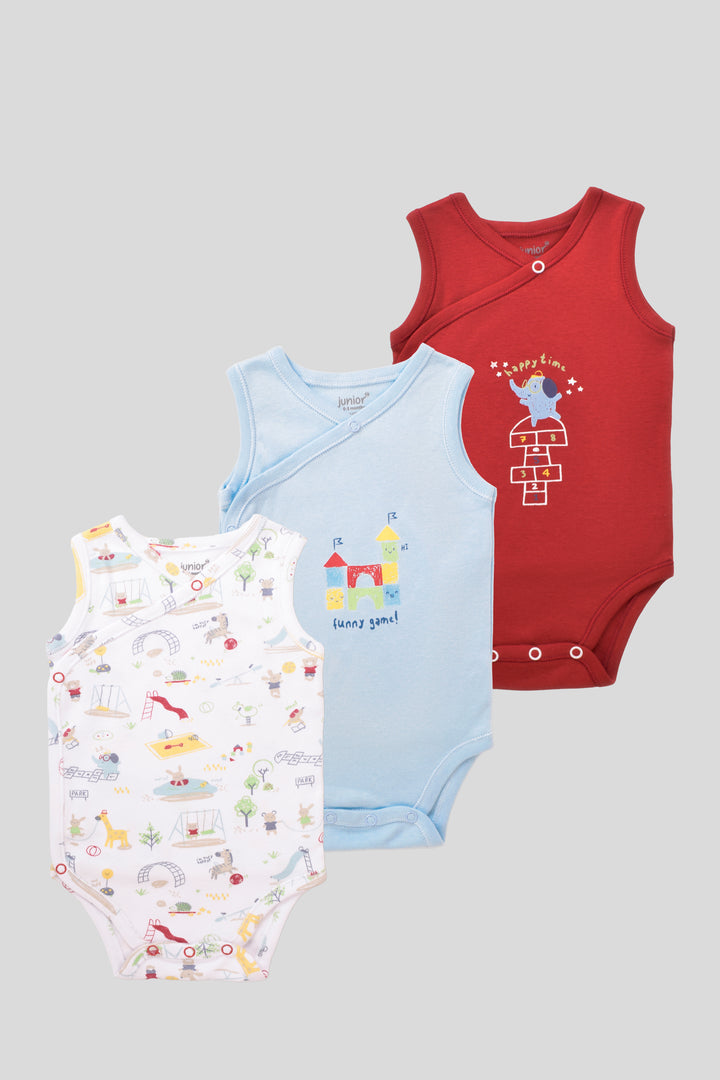 Baby Kimono Pack Of 3 7305-12