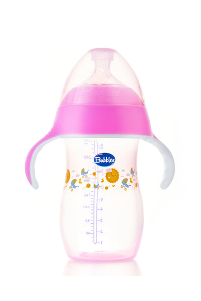 Natural feeding bottle 280ml with hand