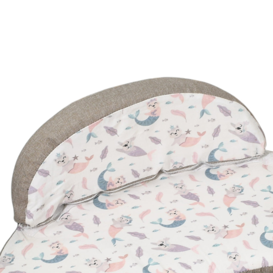 Pacifier Clip Satin Girl Dots