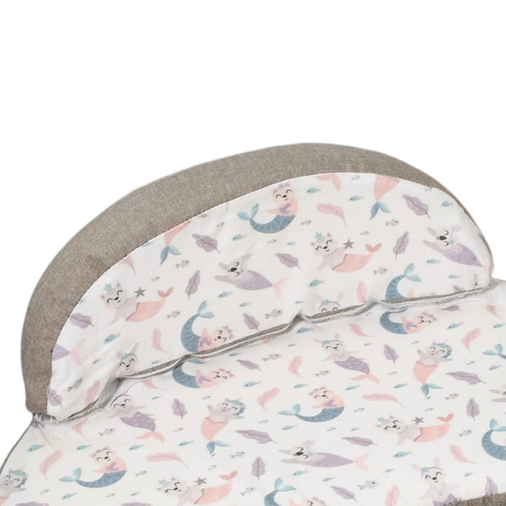 Pacifier Clip Satin Girl Dots
