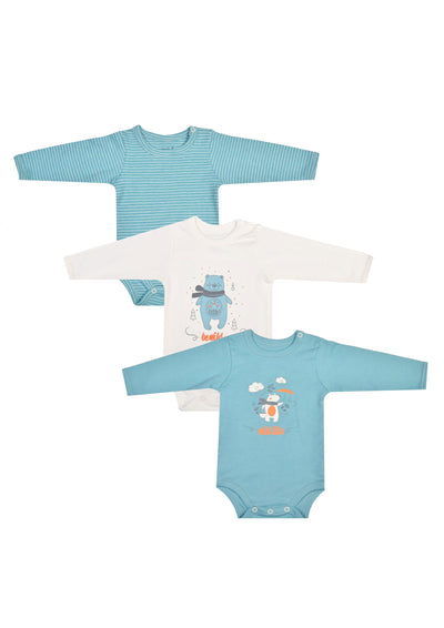 Baby Long Sleeve Bodysuit P/3 - Junior Egypt