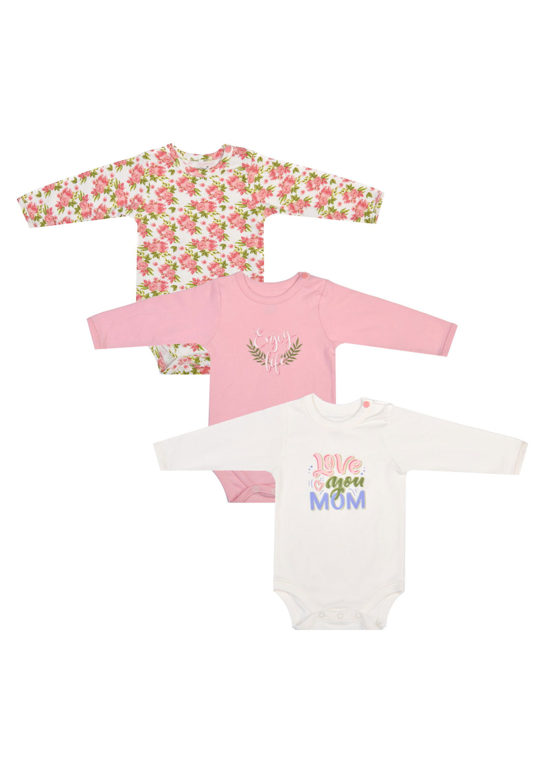 Baby Long Sleeve Bodysuit P/3 - Junior Egypt