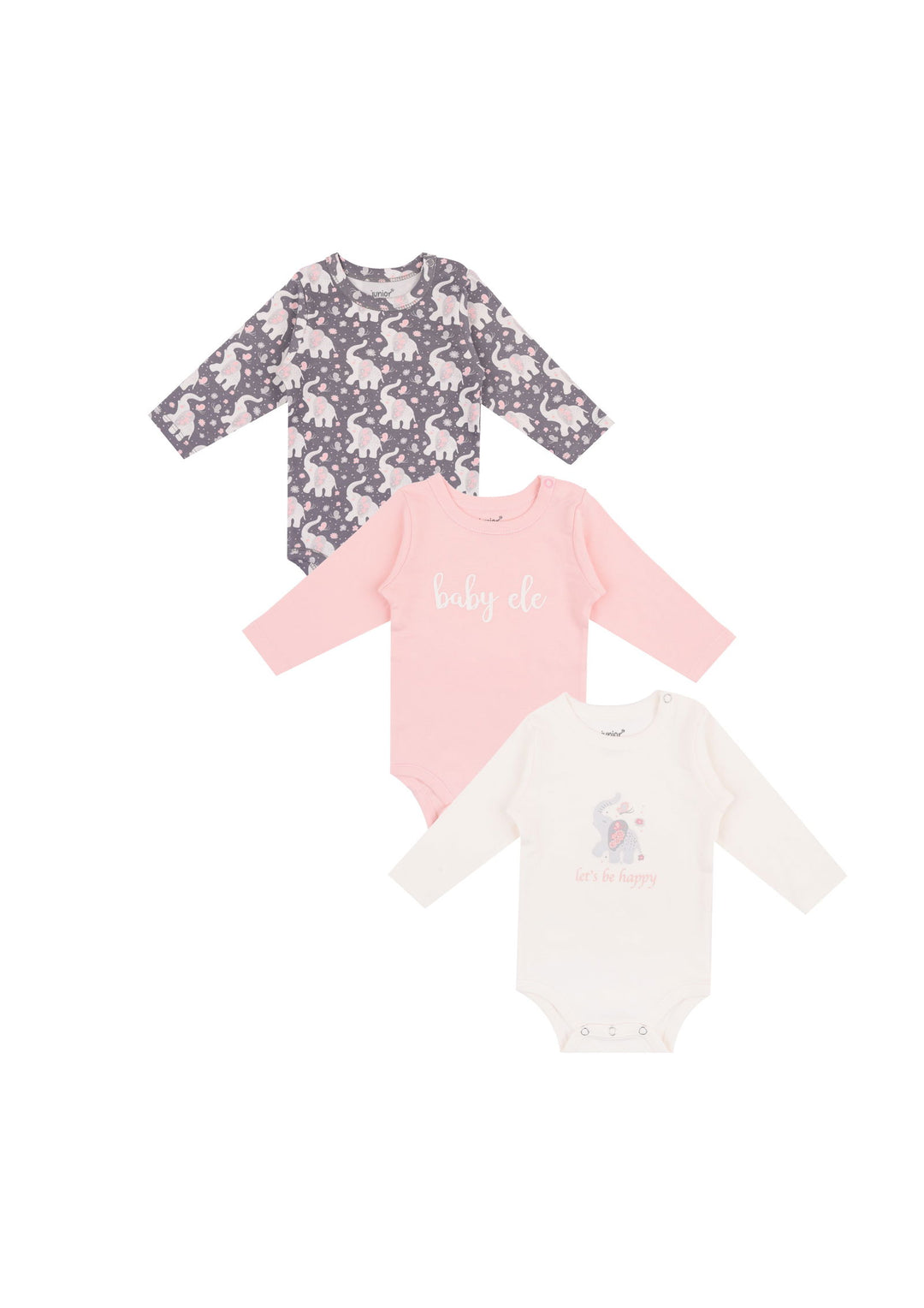 Baby Long Sleeve Bodysuit P/3 - Junior Egypt