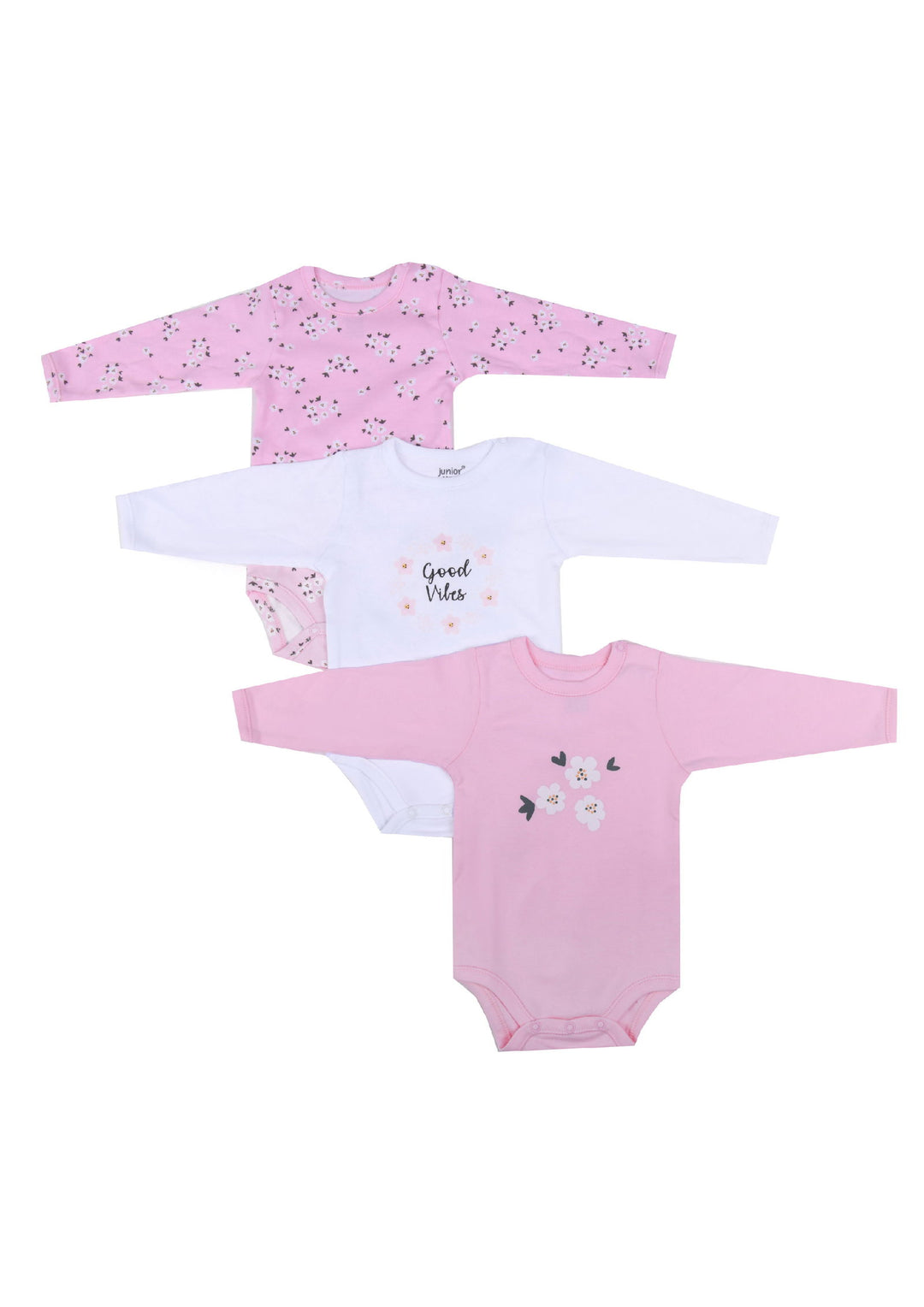 Baby Long Sleeve Bodysuit P/3 - Junior Egypt