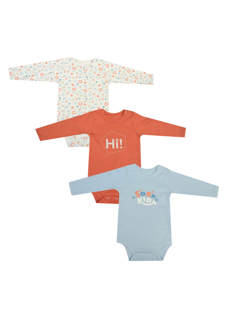 Baby Long Sleeve Bodysuit P/3 - Junior Egypt