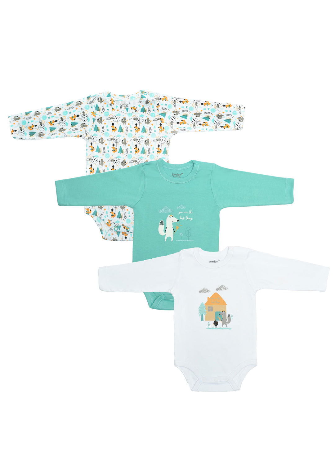 Baby Long Sleeve Bodysuit P/3 - Junior Egypt