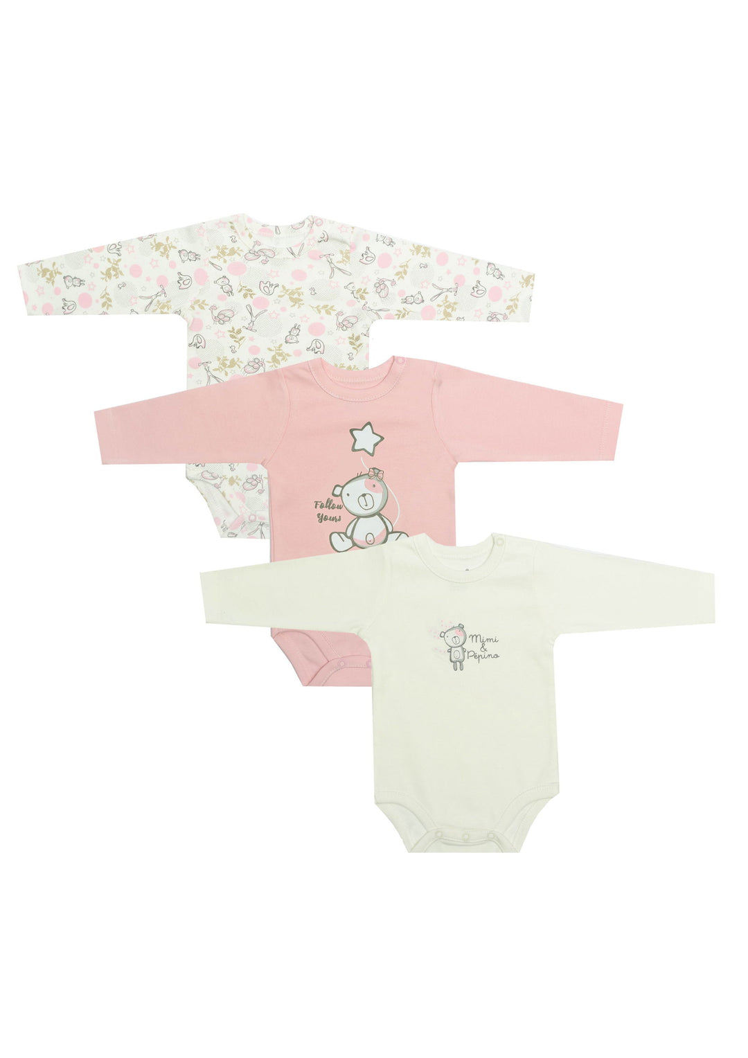 Baby Long Sleeve Bodysuit P/3 - Junior Egypt