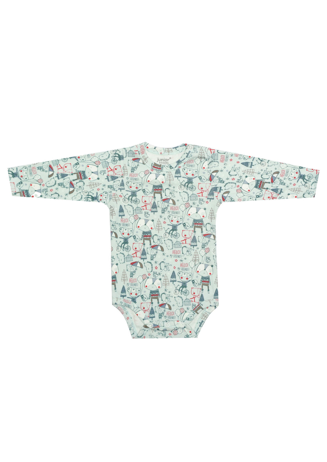 Baby Long Sleeve Bodysuit P/3 - Junior Egypt