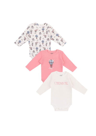 Baby Long Sleeve Bodysuit P/3 - Junior Egypt