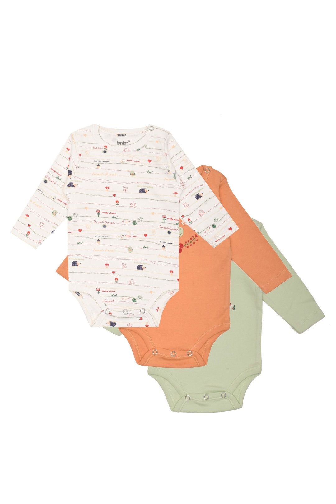 Baby Long Sleeve Bodysuit P/3 - Junior Egypt