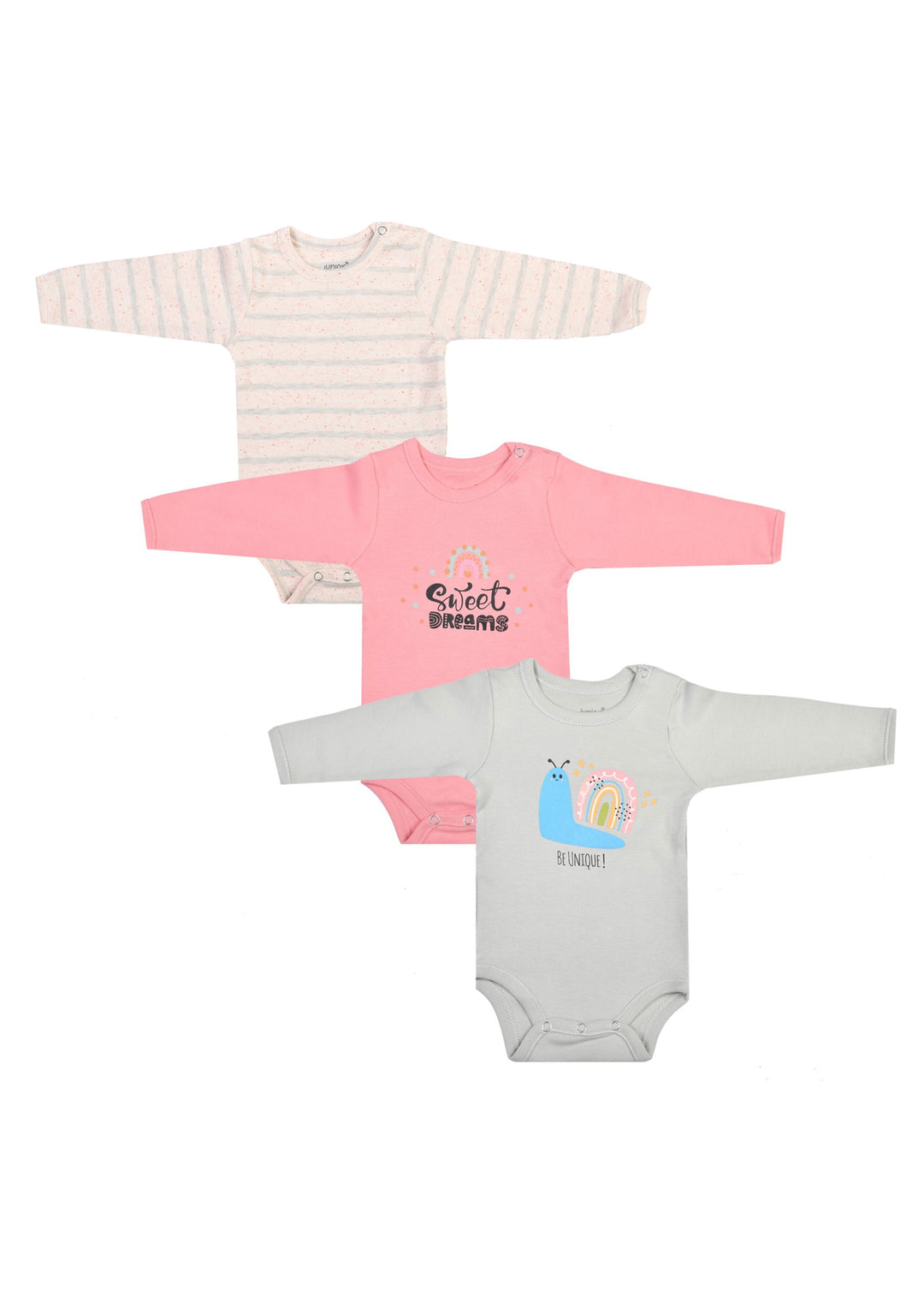 Baby Long Sleeve Bodysuit P/3 - Junior Egypt