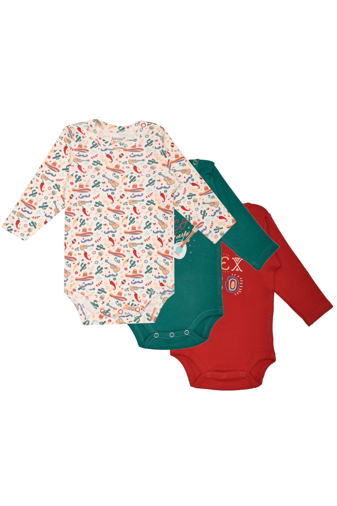 Baby Long Sleeve Bodysuit P/3 - Junior Egypt