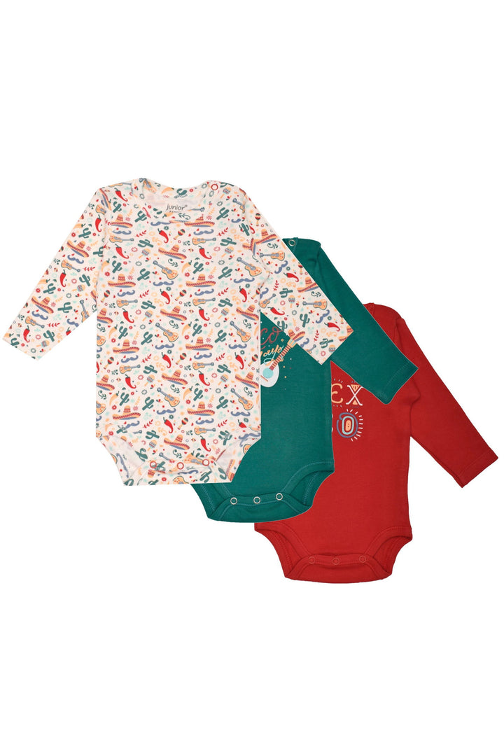 Baby Long Sleeve Bodysuit P/3 - Junior Egypt