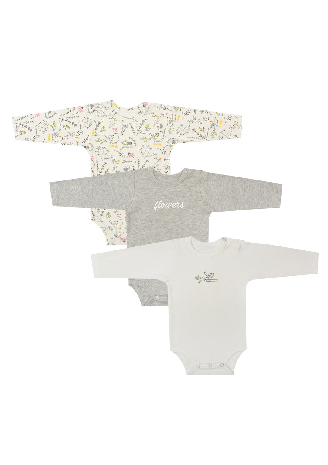 Baby Long Sleeve Bodysuit P/3 - Junior Egypt