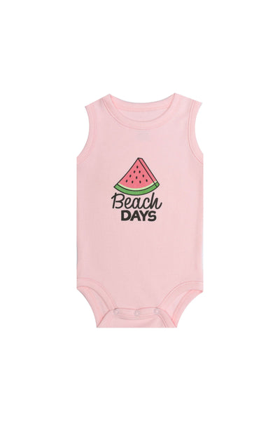 Baby Printed Sleeveless Bodysuit - Junior Egypt