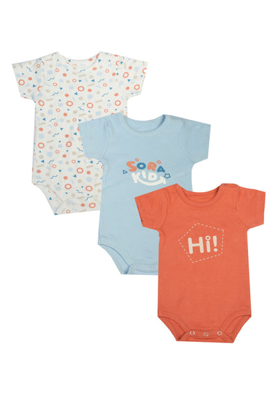 Baby Short Sleeve Bodysuit P/3 - Junior Egypt