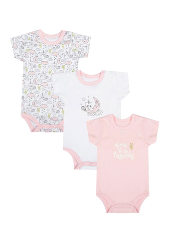 Baby Short Sleeve Bodysuit P/3