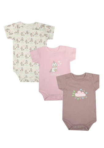 Baby Short Sleeve Bodysuit P/3