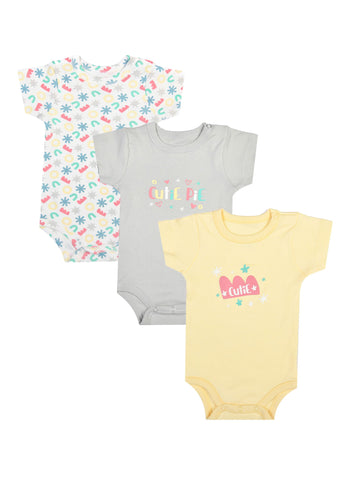 Baby Short Sleeve Bodysuit P/3