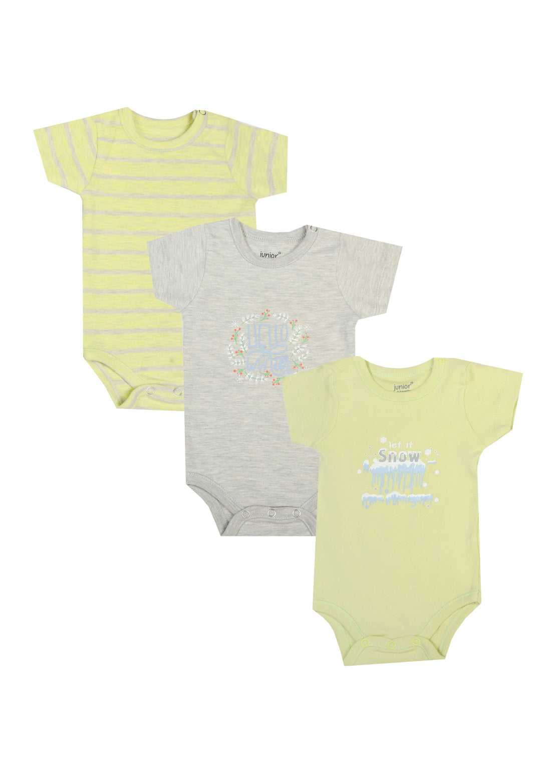 Baby Short Sleeve Bodysuit P/3 - Junior Egypt