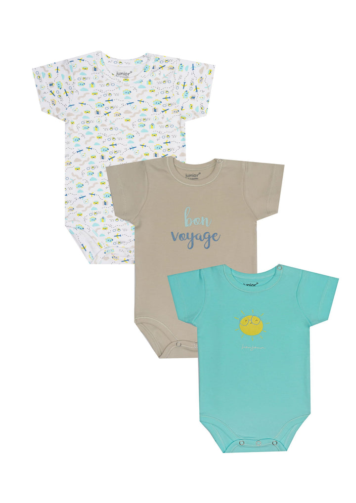 Baby Short Sleeve Bodysuit P/3 - Junior Egypt
