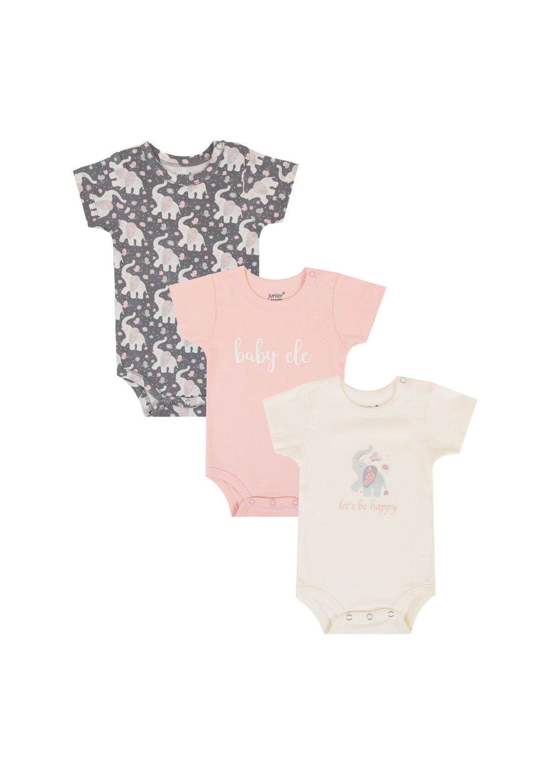Baby Short Sleeve Bodysuit P/3 - Junior Egypt