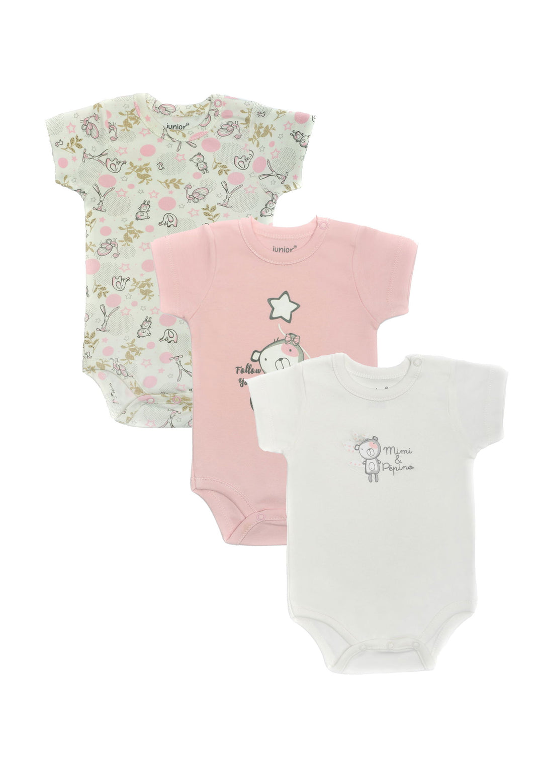 Baby Short Sleeve Bodysuit P/3 - Junior Egypt