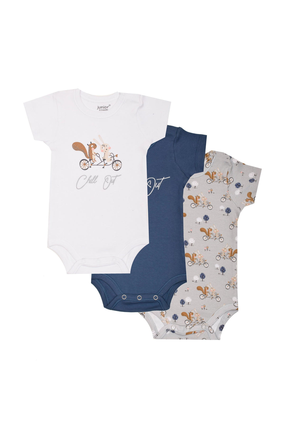 Baby Short Sleeve Bodysuit P/3 - Junior Egypt