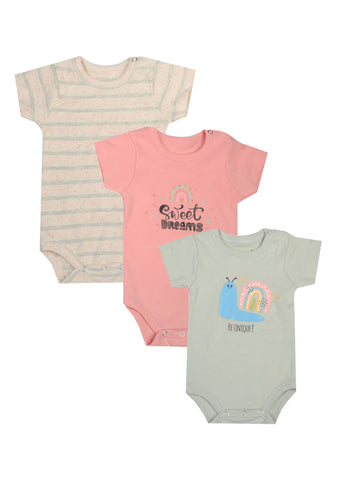 Baby Short Sleeve Bodysuit Suit P/3