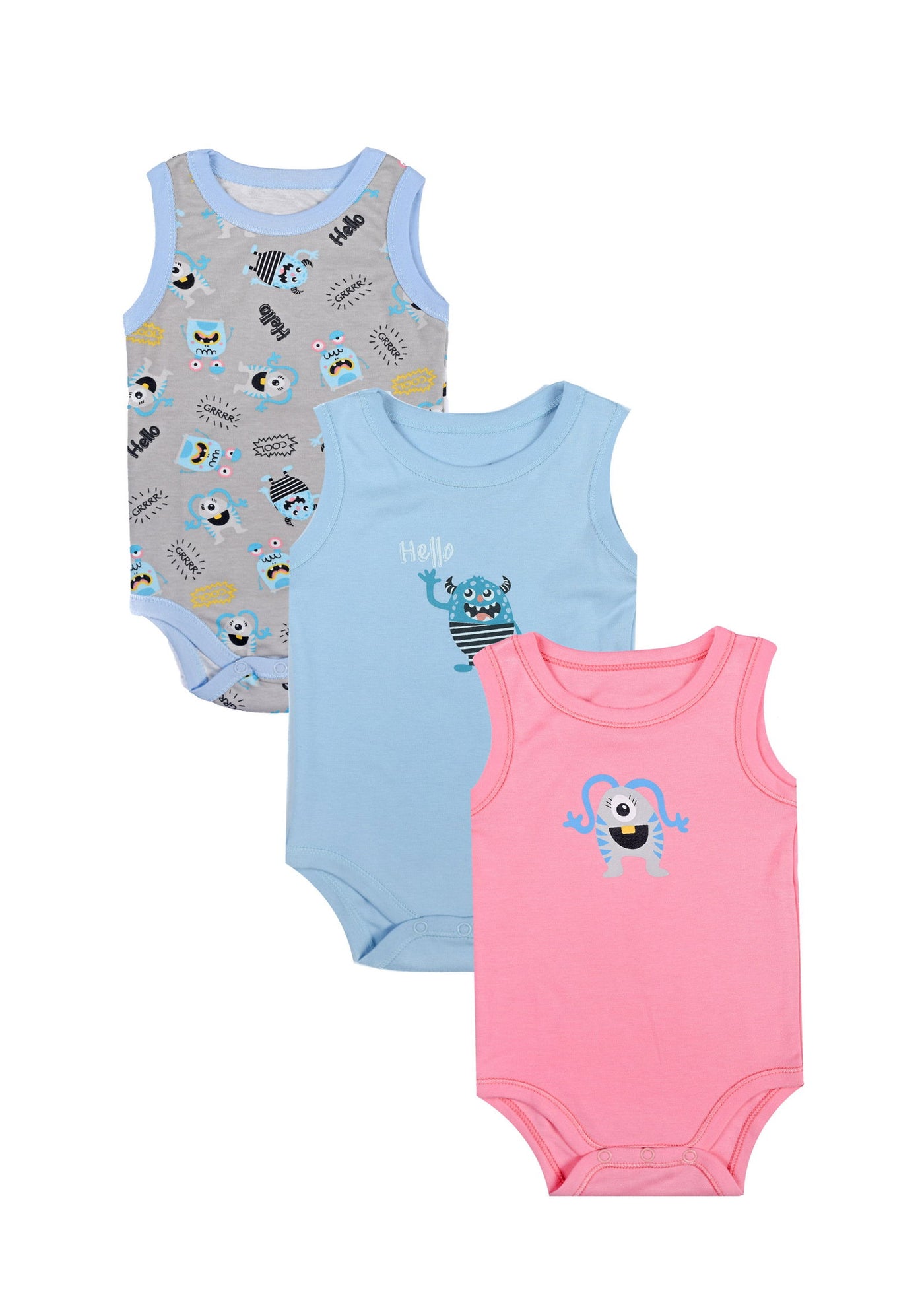 Baby Sleeveless Bodysuit P/3 - Junior Egypt