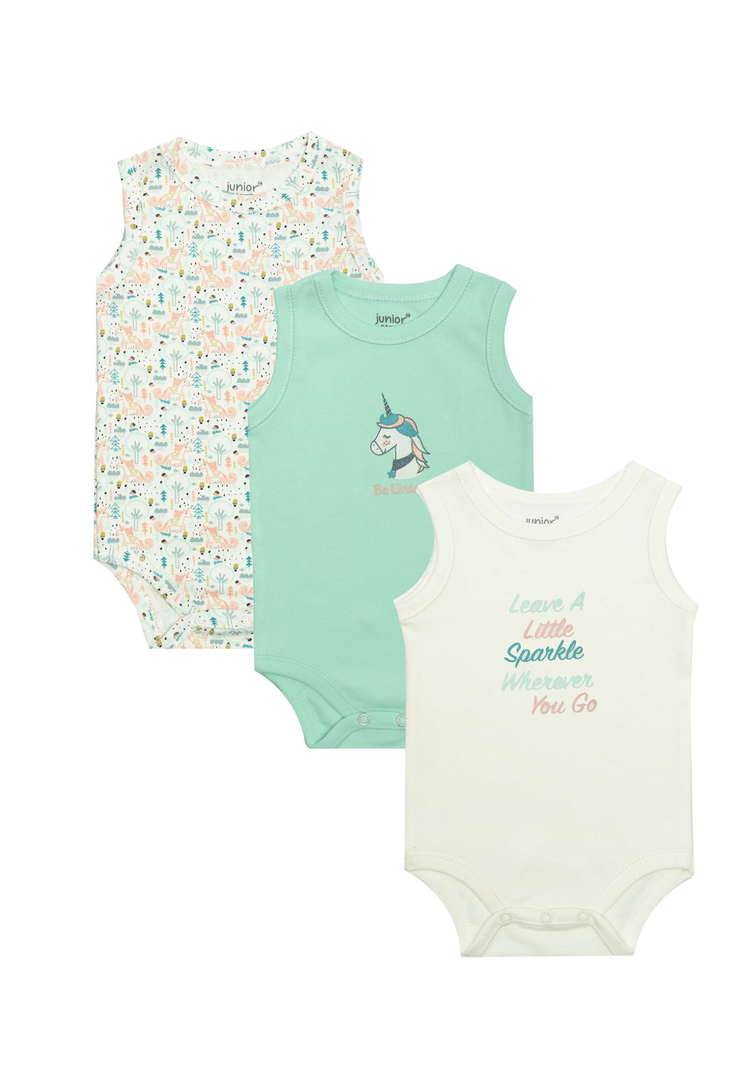 Baby Sleeveless Bodysuit P/3 - Junior Egypt