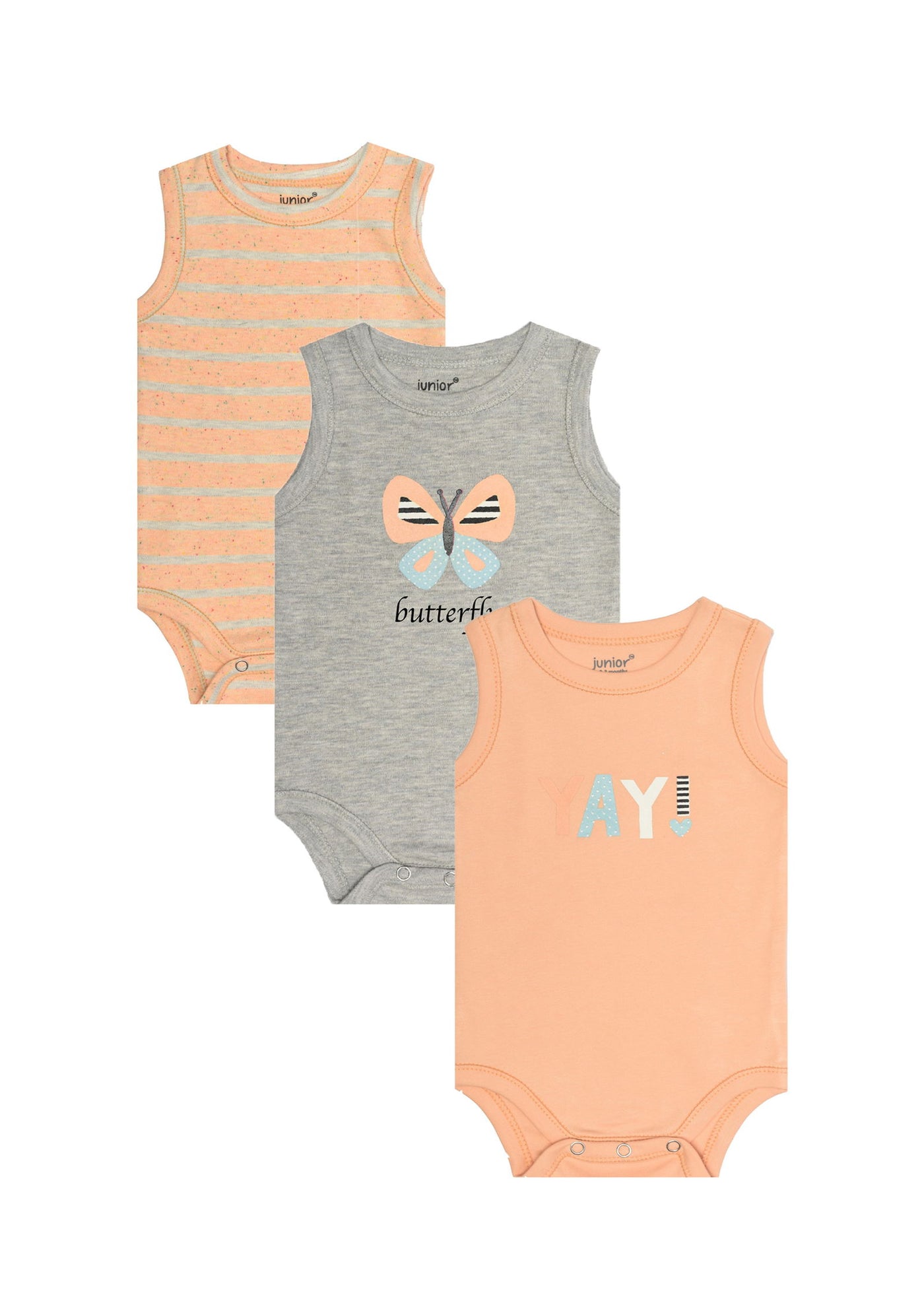 Baby Sleeveless Bodysuit P/3 - Junior Egypt