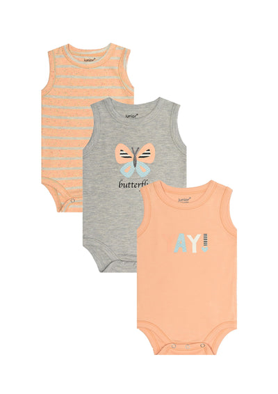 Baby Sleeveless Bodysuit P/3 - Junior Egypt