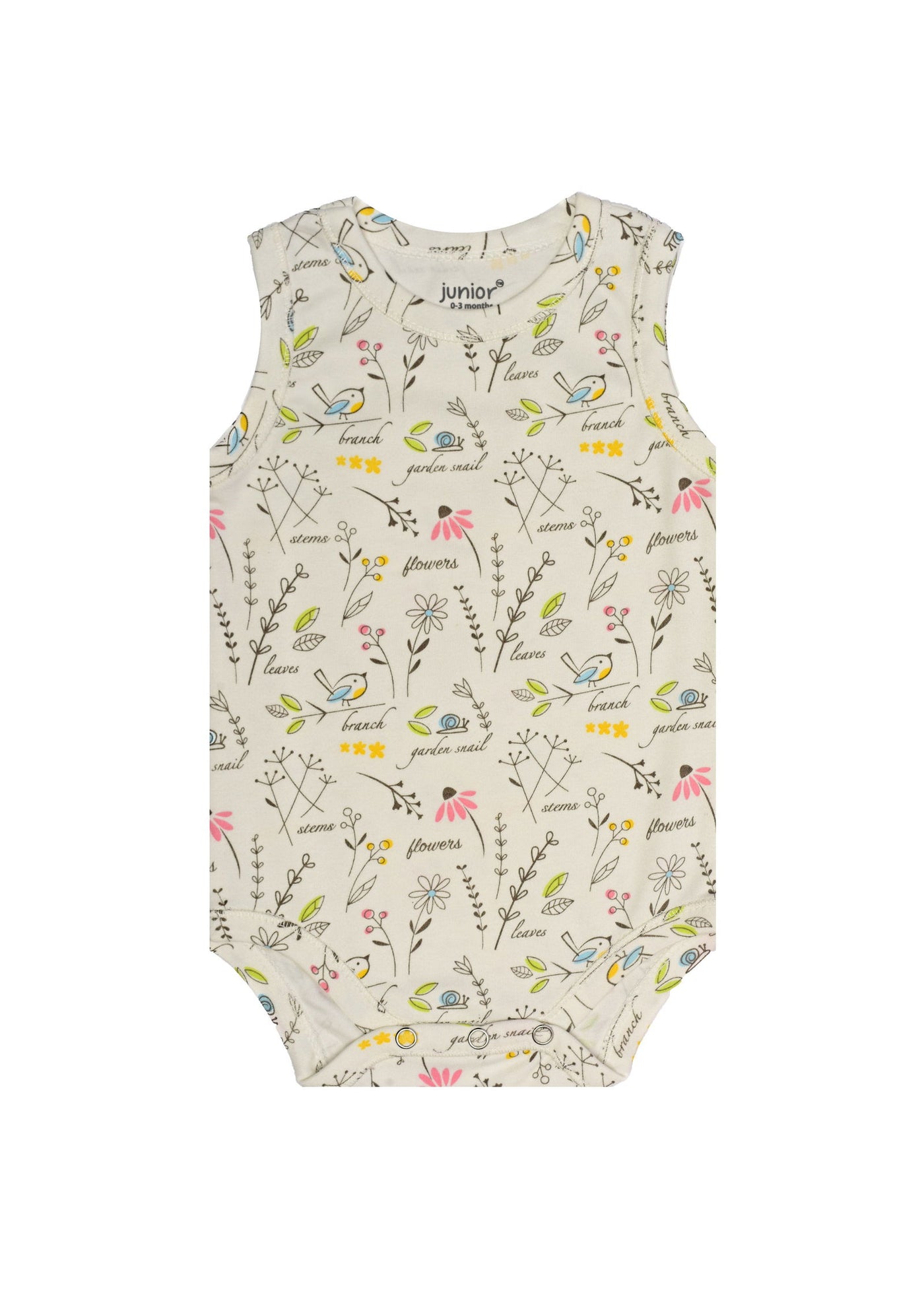 Baby Sleeveless Bodysuit P/3 - Junior Egypt