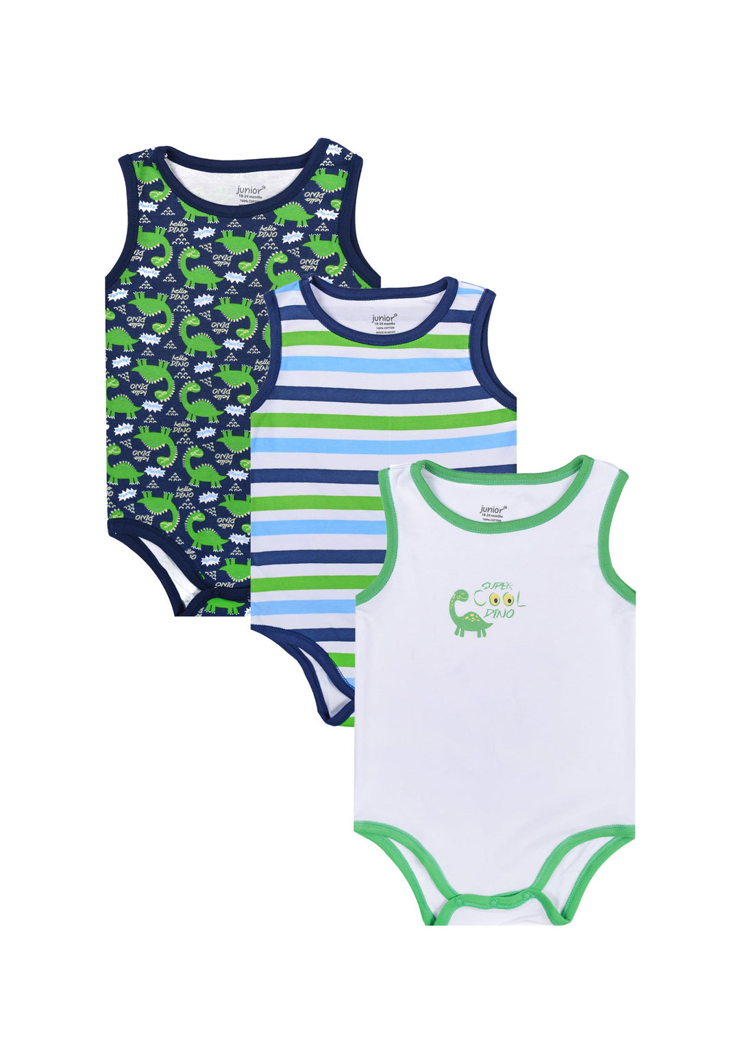 Baby Sleeveless Bodysuit P/3 - Junior Egypt