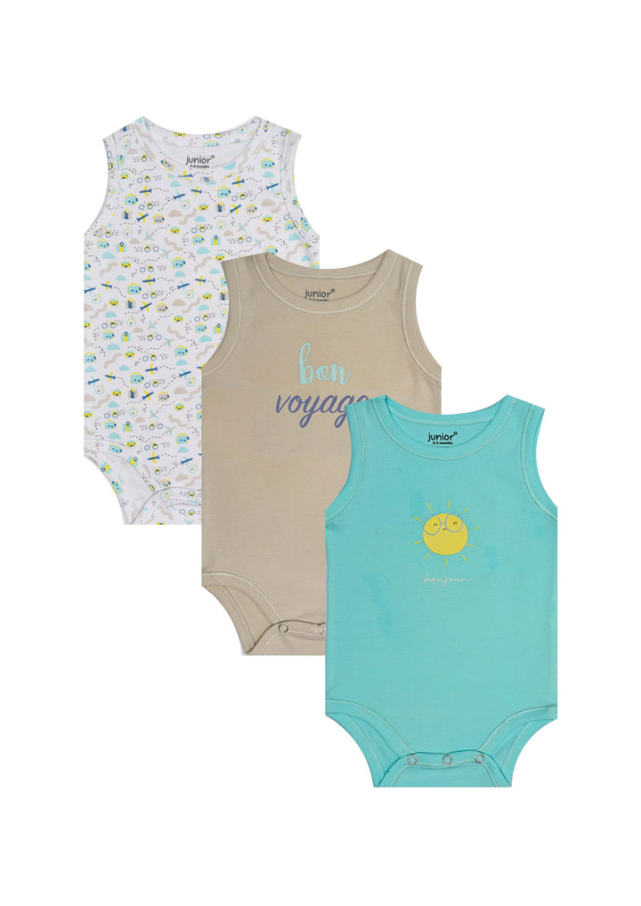 Baby Sleeveless Bodysuit P/3 - Junior Egypt