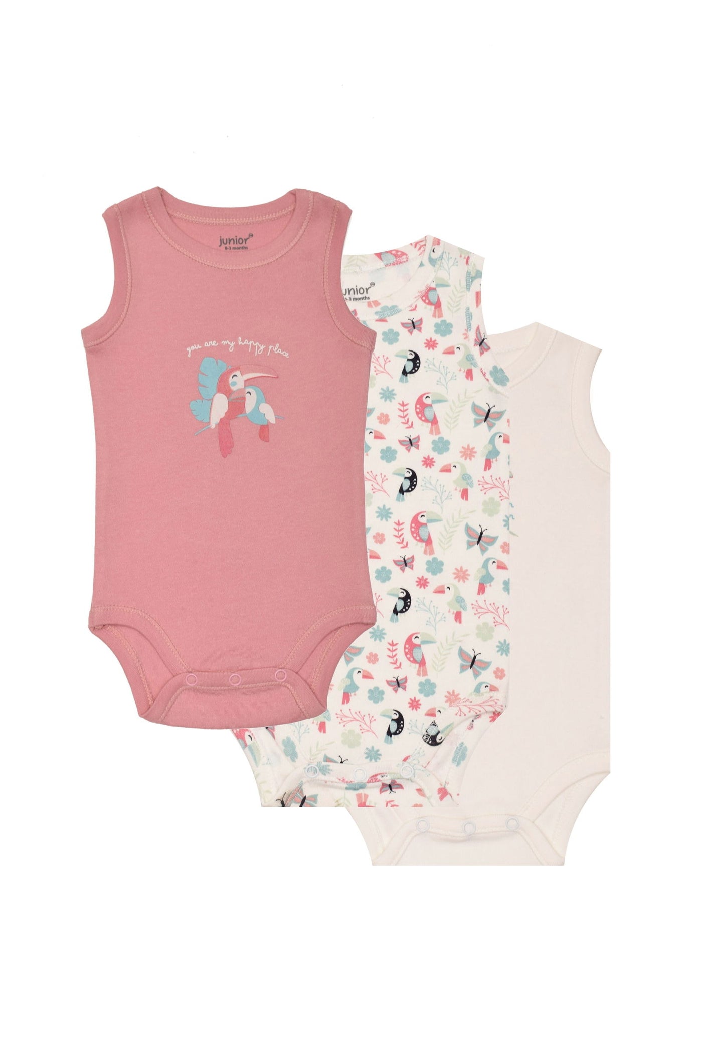 Baby Sleeveless Bodysuit P/3 - Junior Egypt